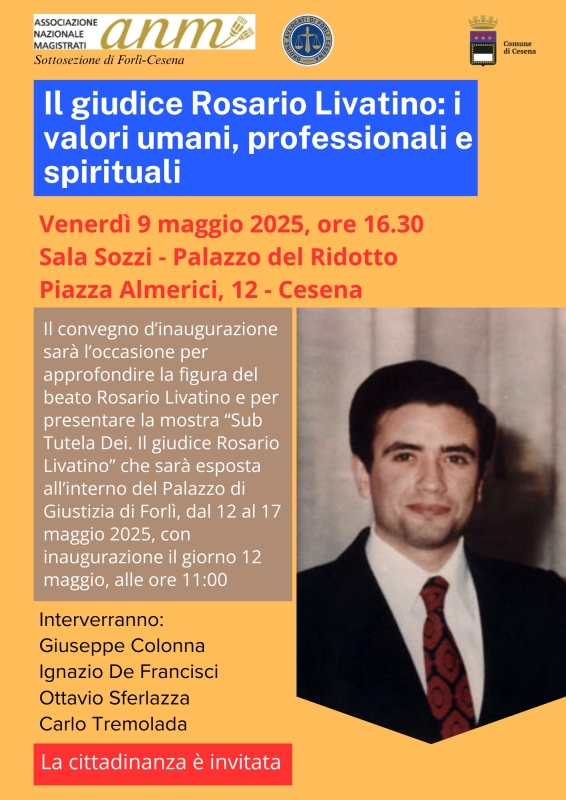 Una mostra in ricordo di Rosario Livatino